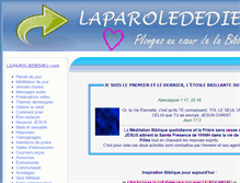 Tablet Screenshot of laparolededieu.com